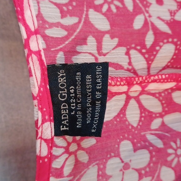 Women's 12/14 2-pc Cami & flowy top - Picture 3 of 7